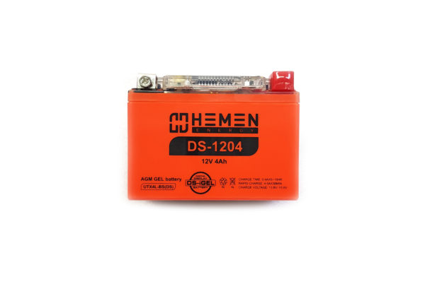 Аккумулятор 12 вольт 4Ач Hemen Energy с цифровым индикатором заряда DS-1204