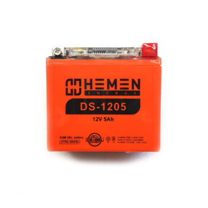 Аккумулятор скутер 12 вольт 5Ач Hemen Energy с цифровым индикатором заряда DS-1205