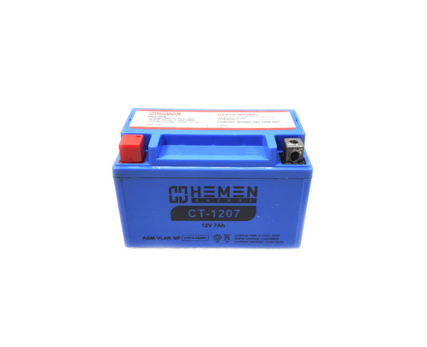 Аккумулятор для скутера 12 вольт 7Ач Hemen Energy CT-1207