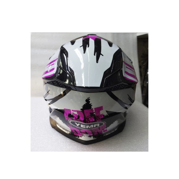 Кроссовый шлем Yema Черно-фиолетовый